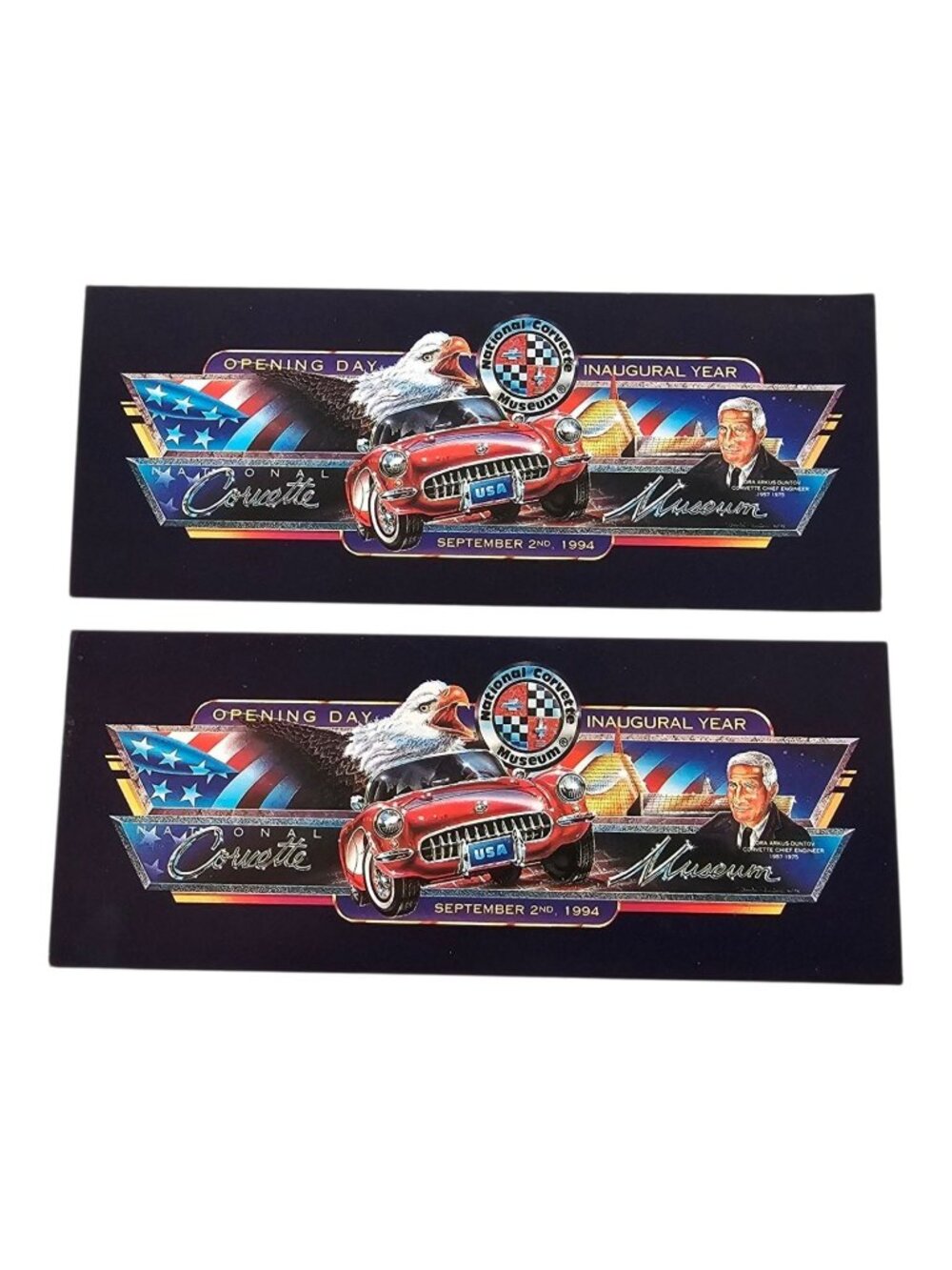 National Corvette Museum Opening Day Admission Ticket Stub Vintage 1994 Lot 2